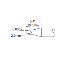 METCAL   SFP-CH20鑿型烙鐵頭